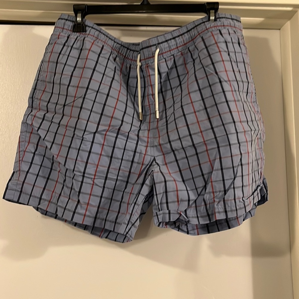 Brooks Brothers Lined Plaid swim Shorts